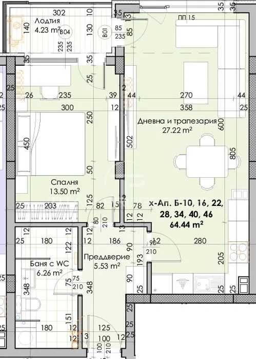 Продава се Двустаен апартамент в Пловдив, Южен - 78 кв.м за 1000 €/кв.м - Снимка #6