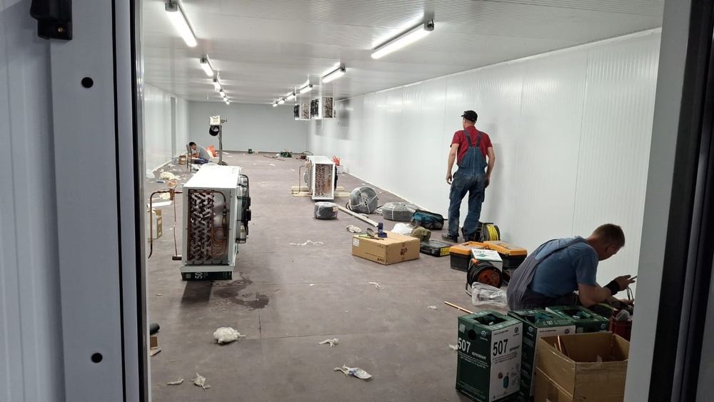 Морозильные и холодильные камеры для хранения