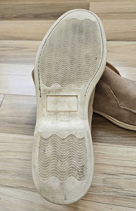 Мъжки мокасини Eleventy Beige Suede Slip-On1 - 42/43