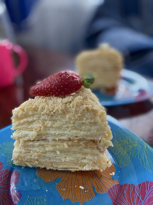 Торт Наполеон с заварным кремом