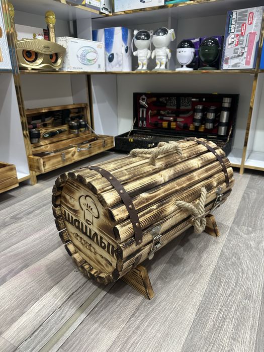 Мужской подарочный набор шампуров для мангала Доставка есть!