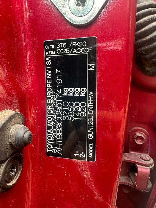 Toyota  HILUX Tip AN1P