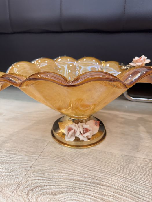 Итальянский сервиз Murano, ручная работа, 12 предметов, новый