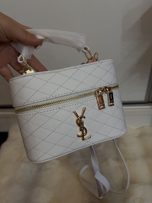 Дамска бяла чанта ysl