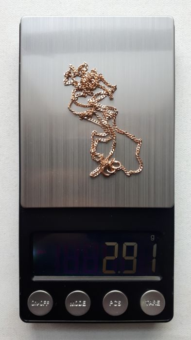 цепочка красный золото 585-п, 2.91-грам, хороший подарок. цена за грам