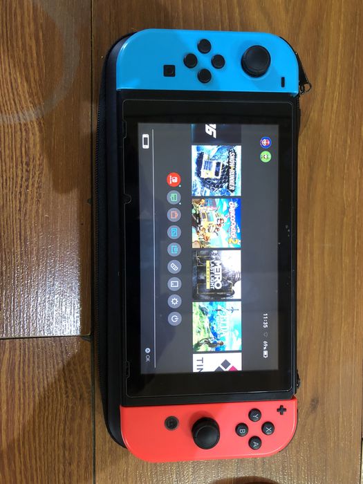 Nintendo switch чипированая обмен