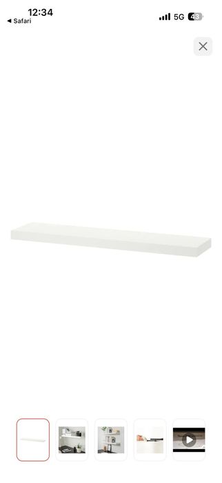 Продам белые полки от икеа