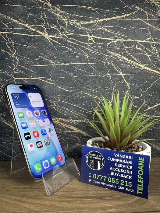 Iphone 16 Pro Max/512 Gb/Garantie 2 Ani Centrul de Telefoane/Rate