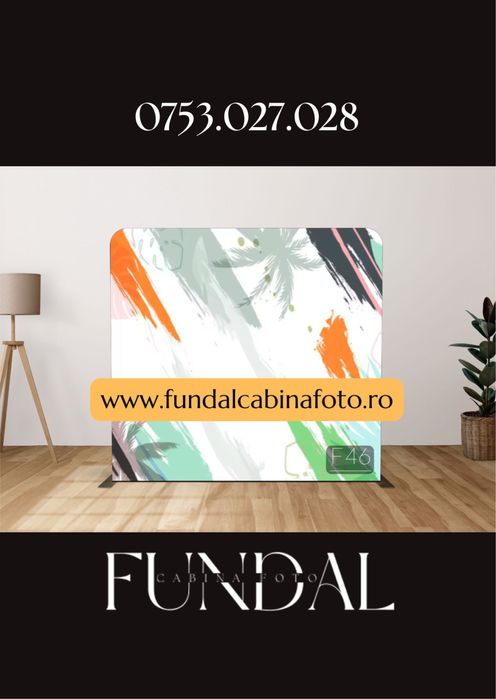 Fundal Cabina Foto Oglinda Foto Platforma 360