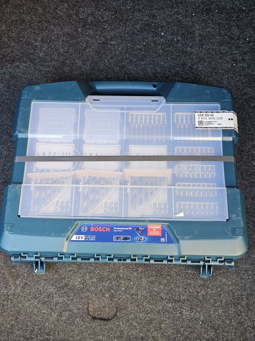 Bosch Masina de gaurit si insurubat 18V-55 2x 4.0Ah + accesorii 06019H