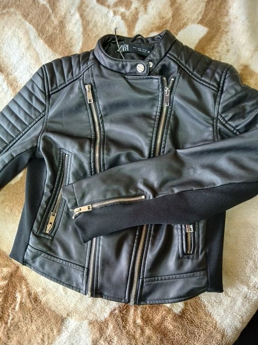 Дамско кожено яке ZARA
