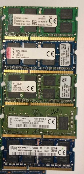 Memorii 8GB DDR3L, 2 x 8GB DDR3L, DDR3 1600, 1333 sodimm, laptop