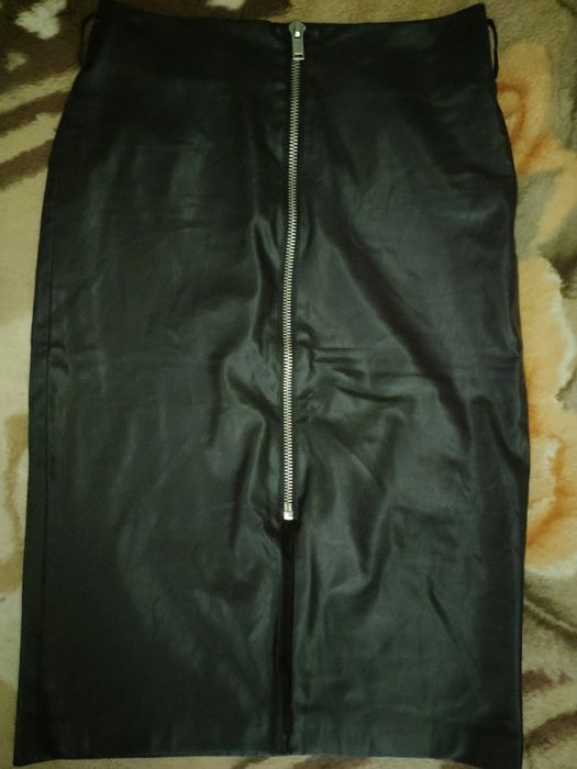 Юбка с кофточкой, экокожа