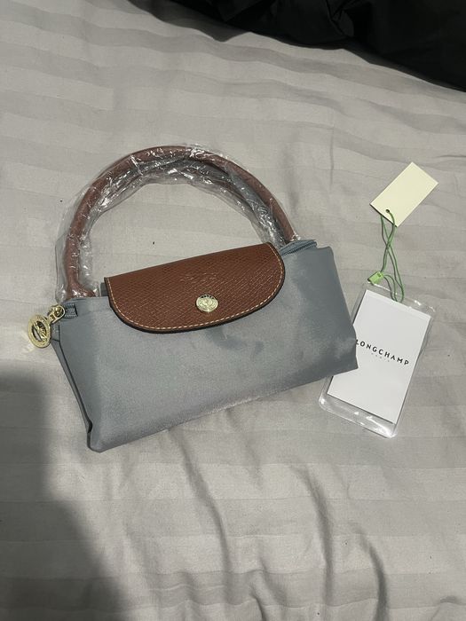 Longchamp Le Pliage S размер - Classic steel grey