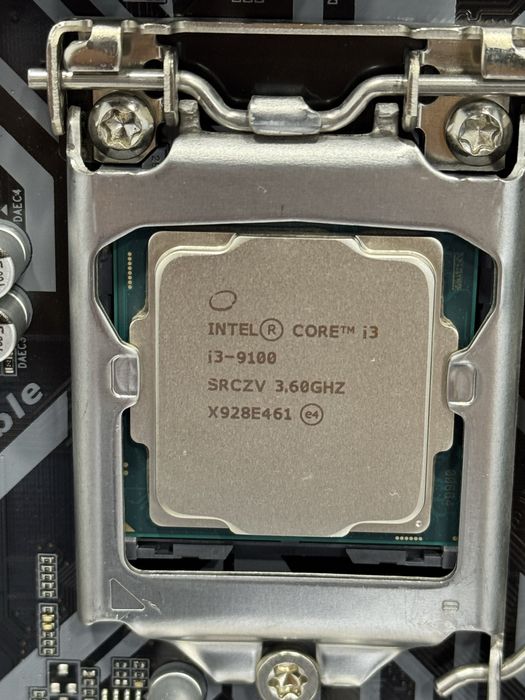 I3 9100, H310M h2, ОЗУ ДДР4 8гб 2400