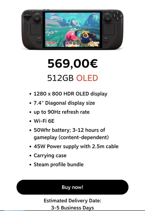 Steam Deck Oled 512gb Нов