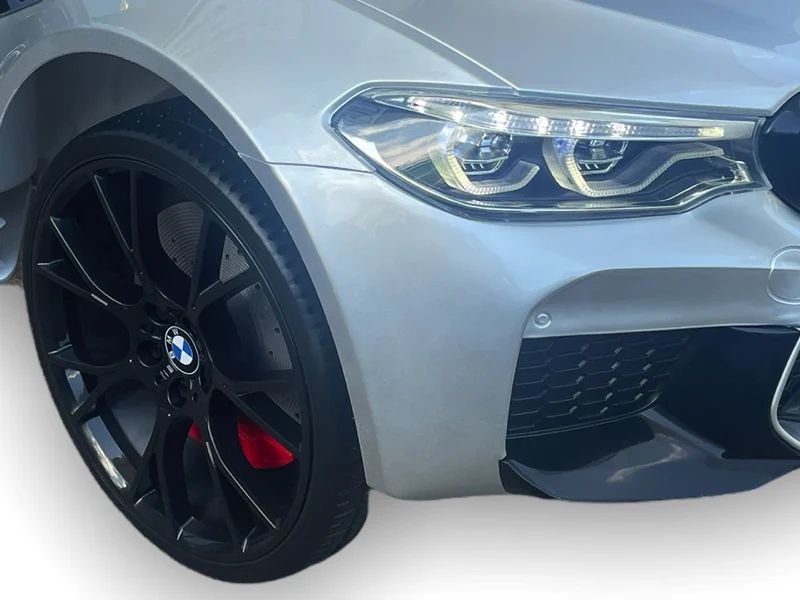 Bmw m5 24v – детска акумулаторна кола, сребриста, eva гуми
