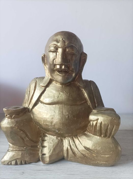 Статуя на Буда, дървена, позлатена