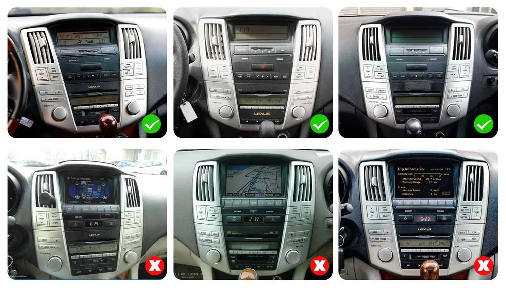 Мултимедия 9″ Android 14 за LEXUS RX II RX300 CARPLAY навигация RDS