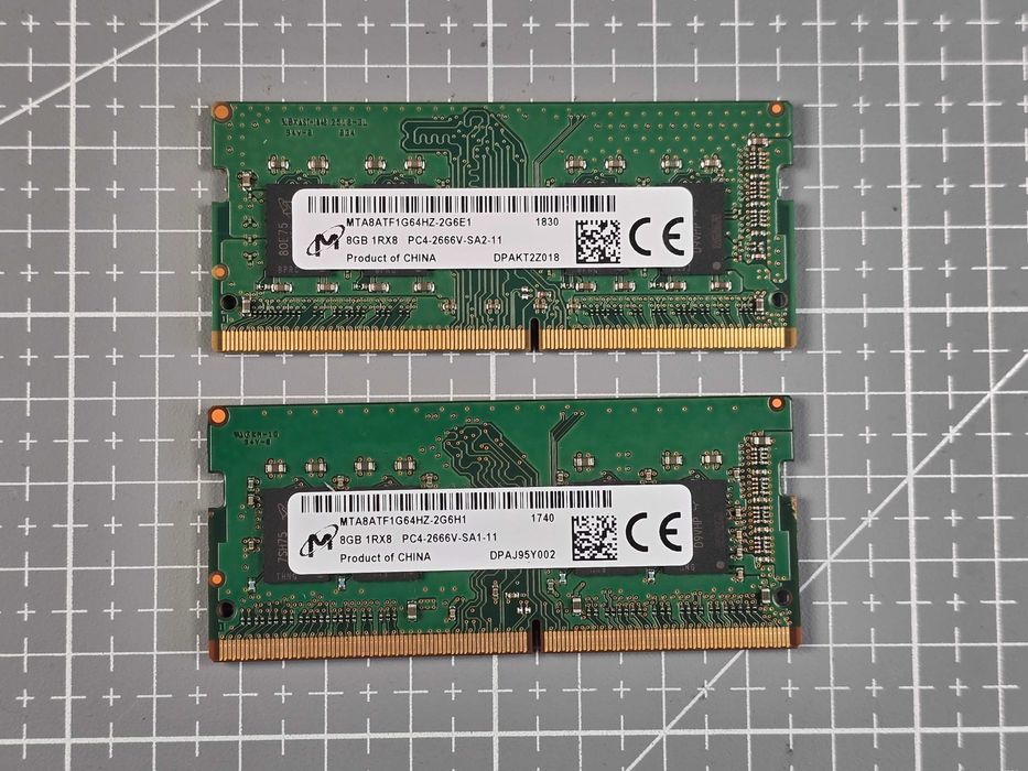 Kit RAM Laptop 16GB (2×8GB) DDR4 2666MHz Micron
