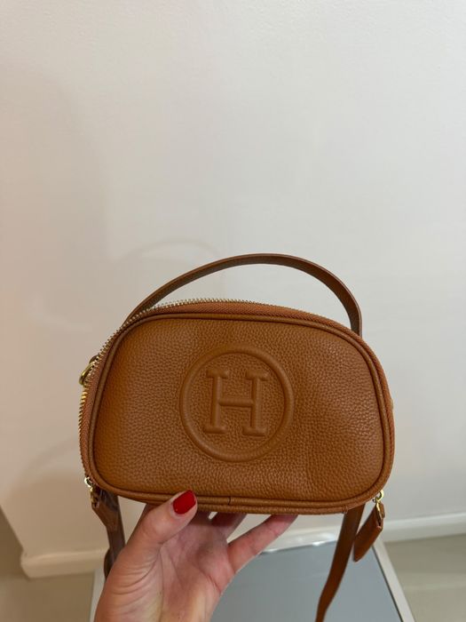 Geantă tip crossbody, model elegant, nuanță maro coniac