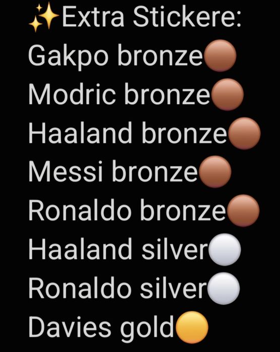 Vând stickere Panini World Cup 2026