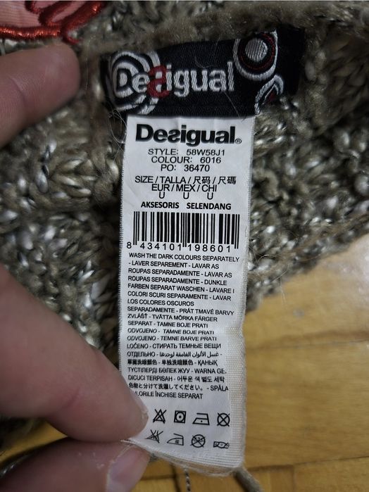 Eșarfă Desigual, Textură Moale, Damă - Mărime Universala