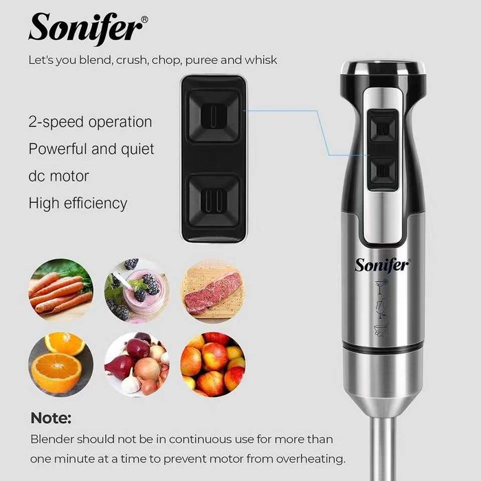 Ручной блендер Sonifer SF-8085 погружной 500W / Blender bl14