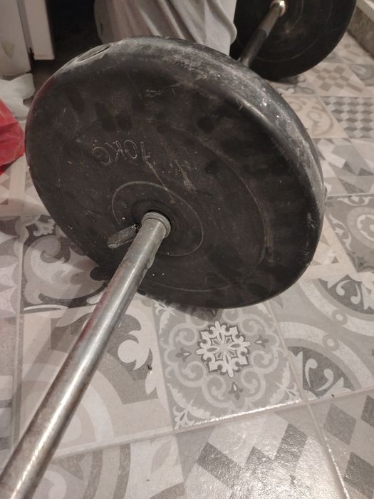 Vand haltera fitness bara si discurile