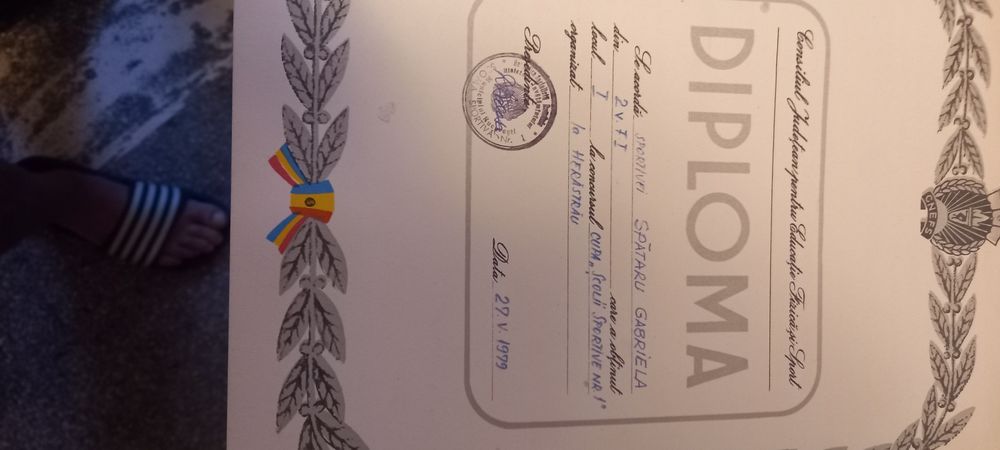 Vând diplome sportive anii 70-80