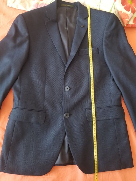 Официален тъмно син костюм Fabbio Bossi