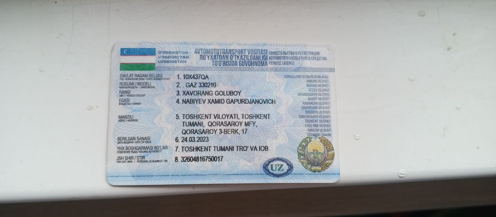 Gazel газел sotiladi