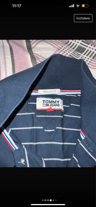 Tricou Tommy Jeans bleumarin