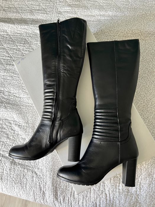 Дамски ботуши от естествена кожа