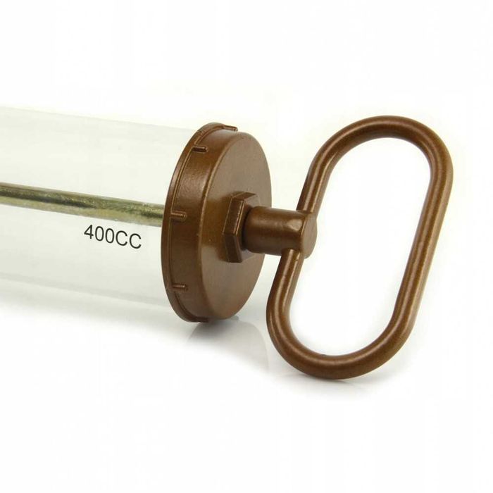 Шприц за масло 400 сс прозрачен MAR-POL