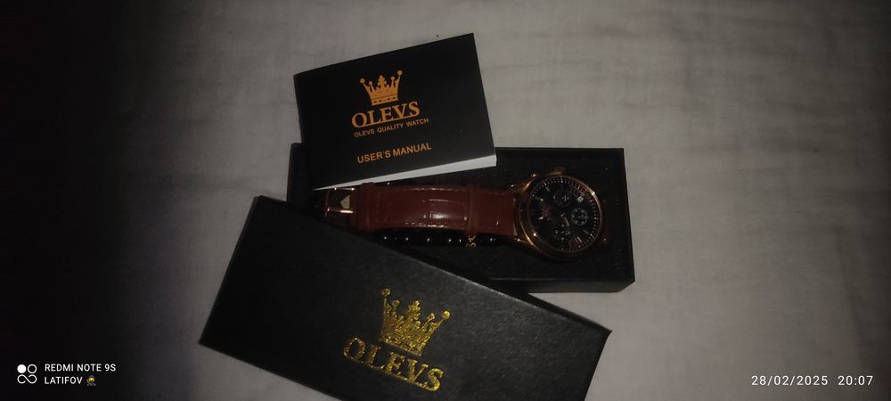 OLEVS erkaklar qoʻlsoati