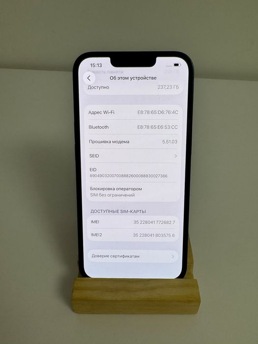 Iphone 13 256g 100%акб