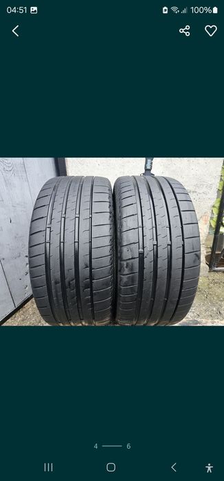 Vând două anvelope de vara Bridgestone 235 35 19  dot 3223