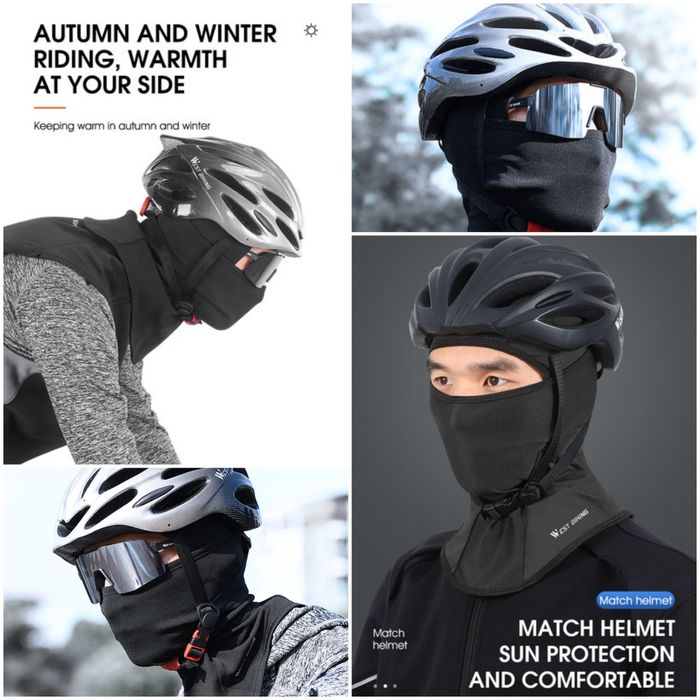 Cagula mască protectie antivant neopren ski bicicleta moto unisex