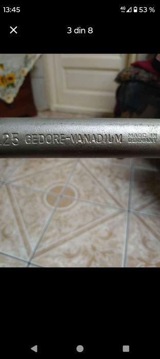 Cheie Tubulara cotită de 32 mm Gedore-Vanadium
Made în Germany
Este no