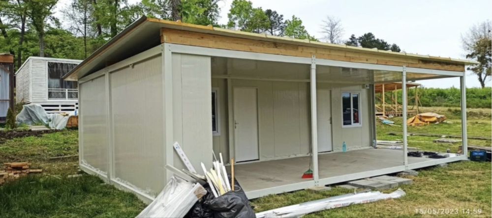 6х6м Жилищен КОНТЕЙНЕР Бунгало Лятна къща сглобяем