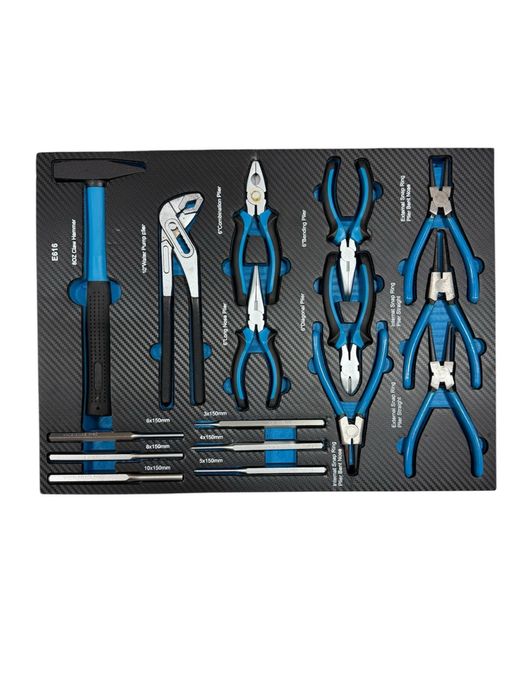 Професионален инструментален шкаф STAHLMAYER MECHANIC LINE – 293 части, 8 чекмеджета