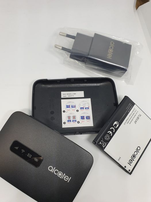 НОВ!Бисквитка джобен рутер/WI-FI router Alcatel MW40V със сим карта. к ...