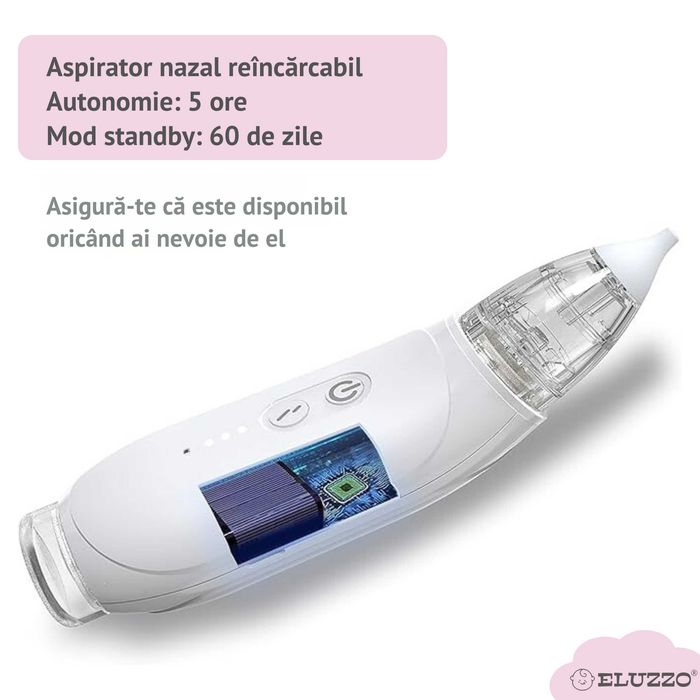 Aspirator Nazal Electric pentru Copii si Bebelusi, NOU