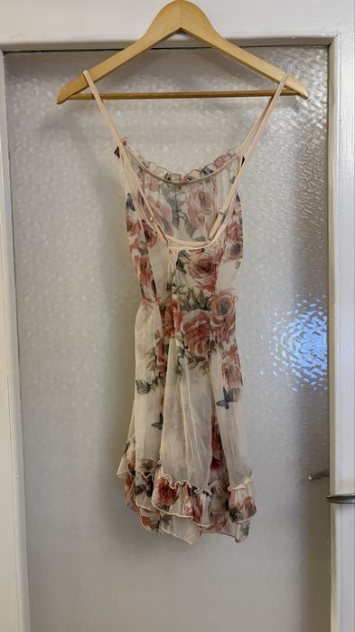 Нощница/рокля с рози