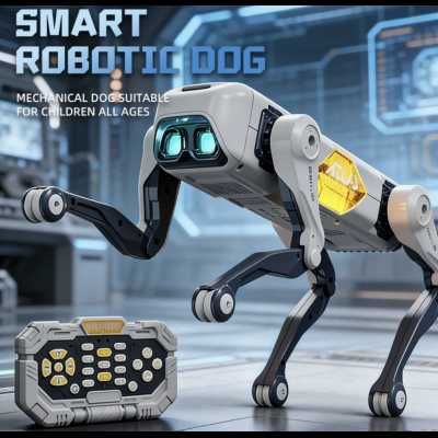 Catel robot inteligent RC, control telecomanda, aplicatie si comenzi vocale, functii AI