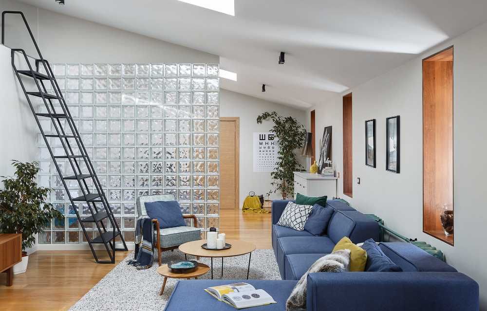 Стеклоблок бесцветный Wave волна 19х19х8 Чехия