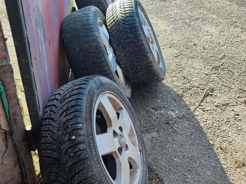 Set roti Jante aliaj Chevrolet 15” cu anvelope 185/55 R15 4x100