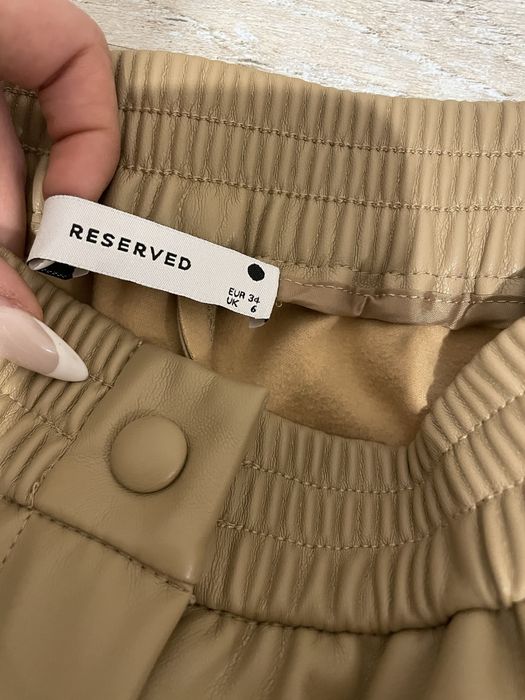 Кожен панталон Reserved