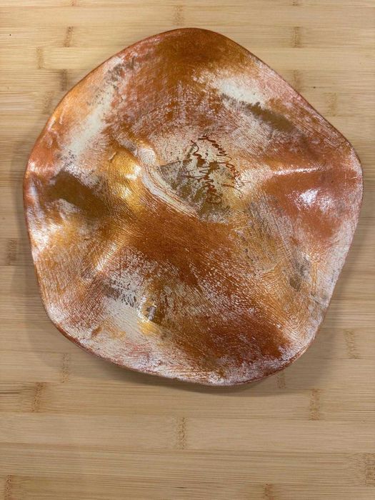 Farfurie decorativa hand made ceramica unicat